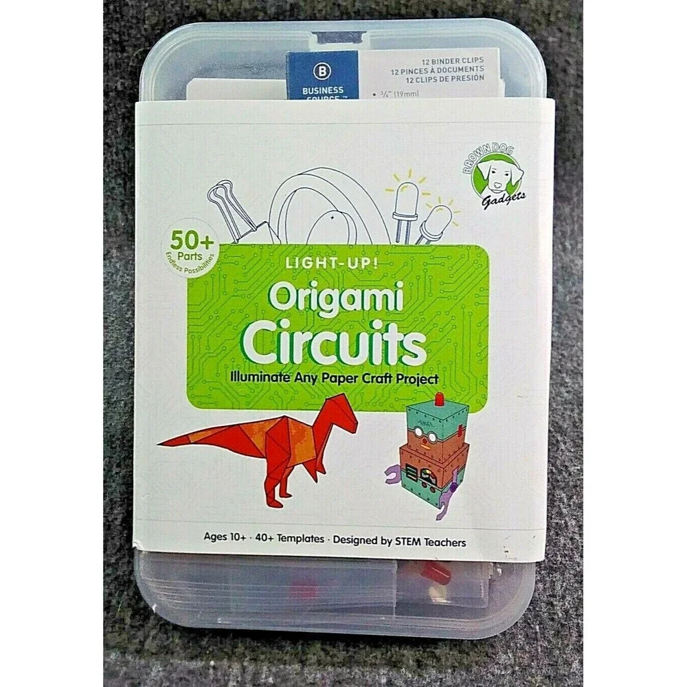 BROWN DOG Origami Circuits Light-Up Illuminate Any Paper Craft Project New
